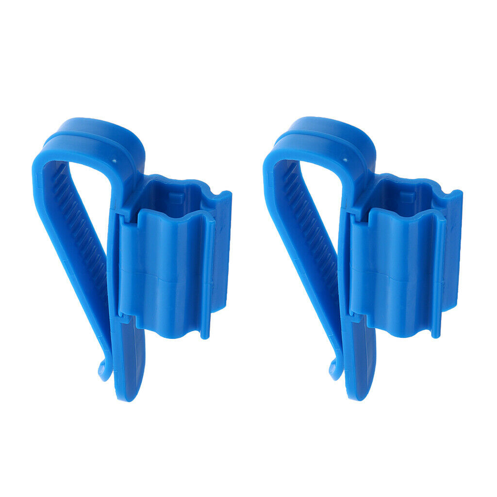 2x Easy Install Water Tube Holder Hose Hanger Clamp Space Saver fr Aquarium