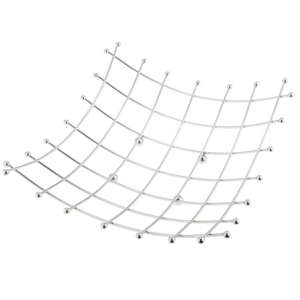 Stainless Fruit Basket Holder Kitchen Dinning Table Decoration Fruit Bowl