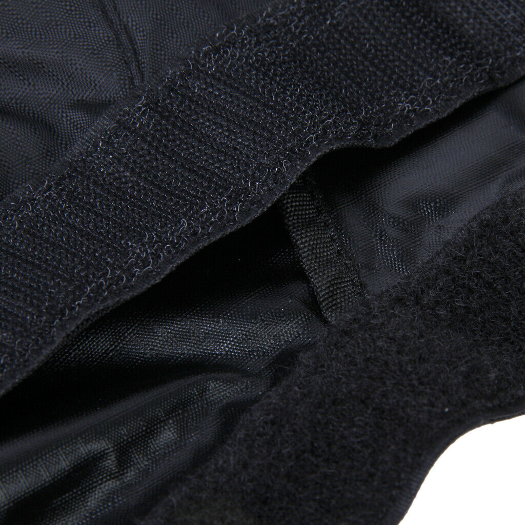 1 Pair Black Waterproof Hiking Climbing Snow Legging Gaiters Leg Covers - Large