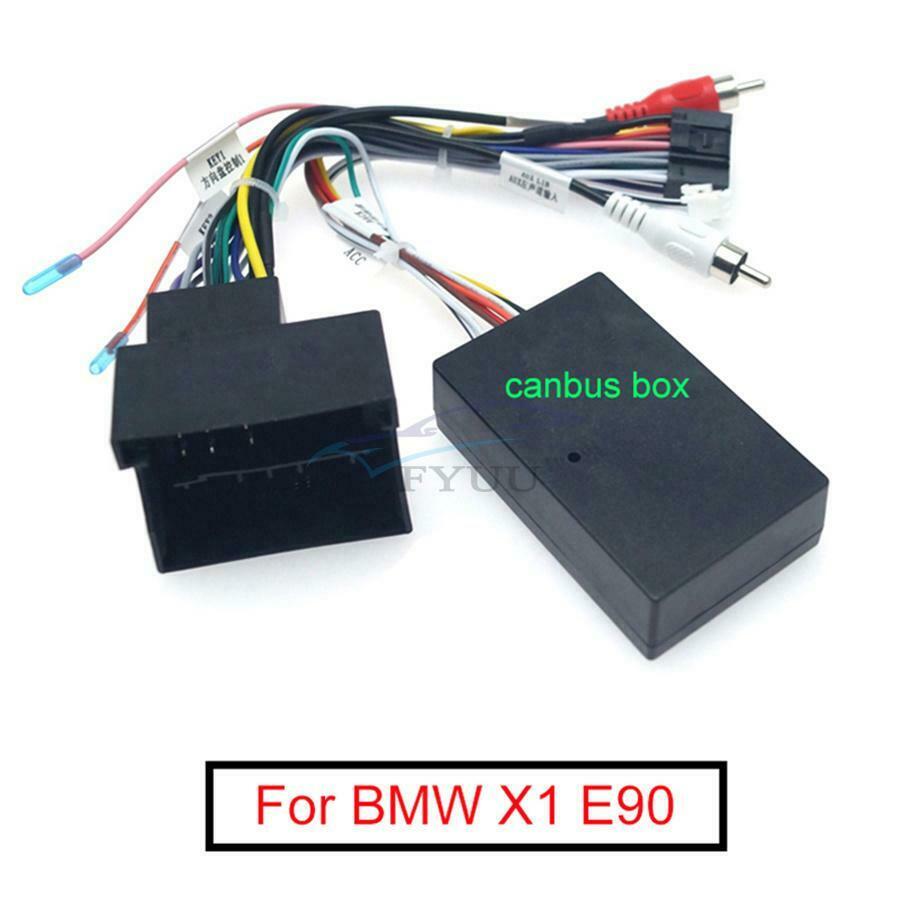 Car Stereo Audio Power Cable Adapter Wiring Harness For BMW X1 E90 2004-Present