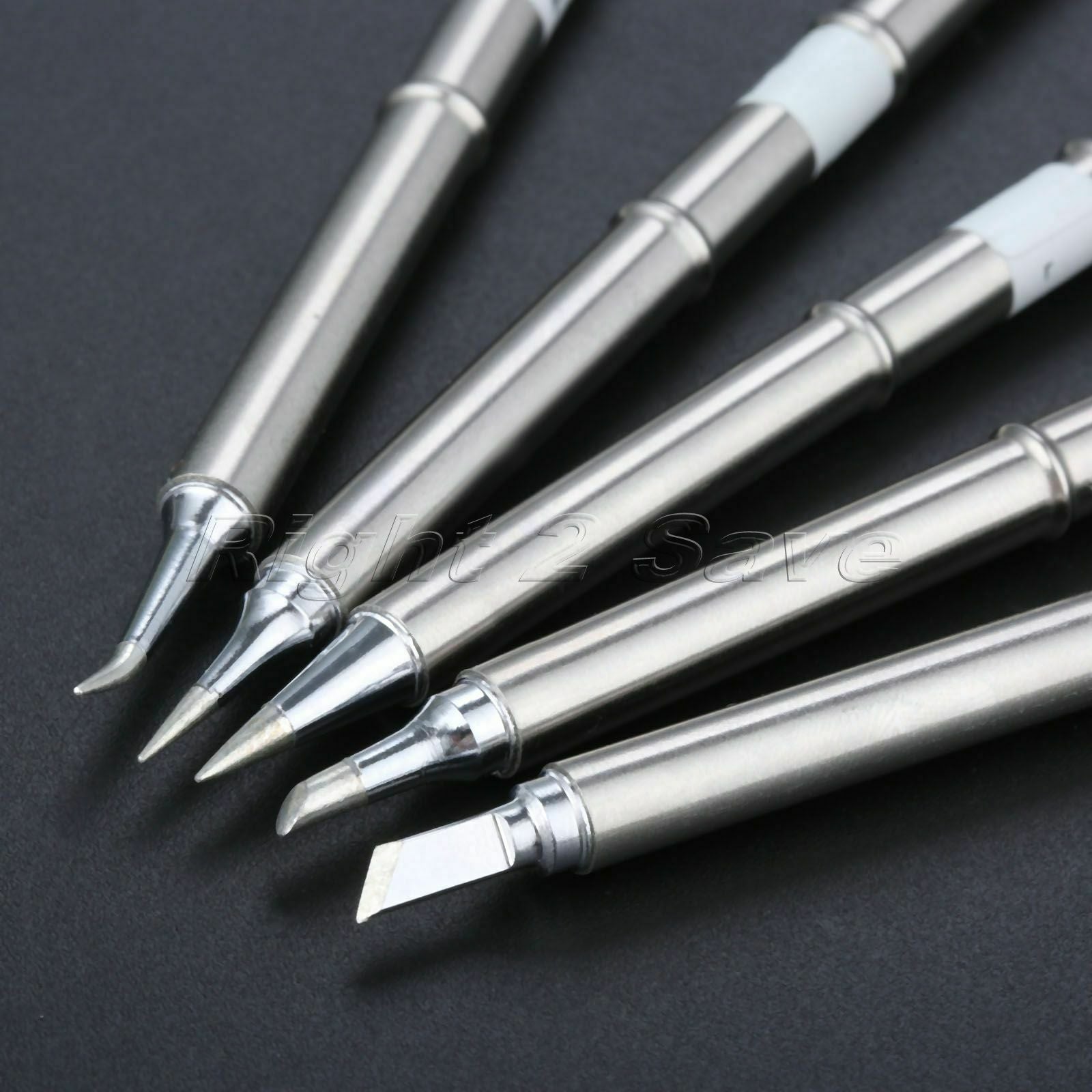 5pcs T12 Series Soldering Iron Tips Set T12-JI02 ILS KU BL BC2 For Hakko