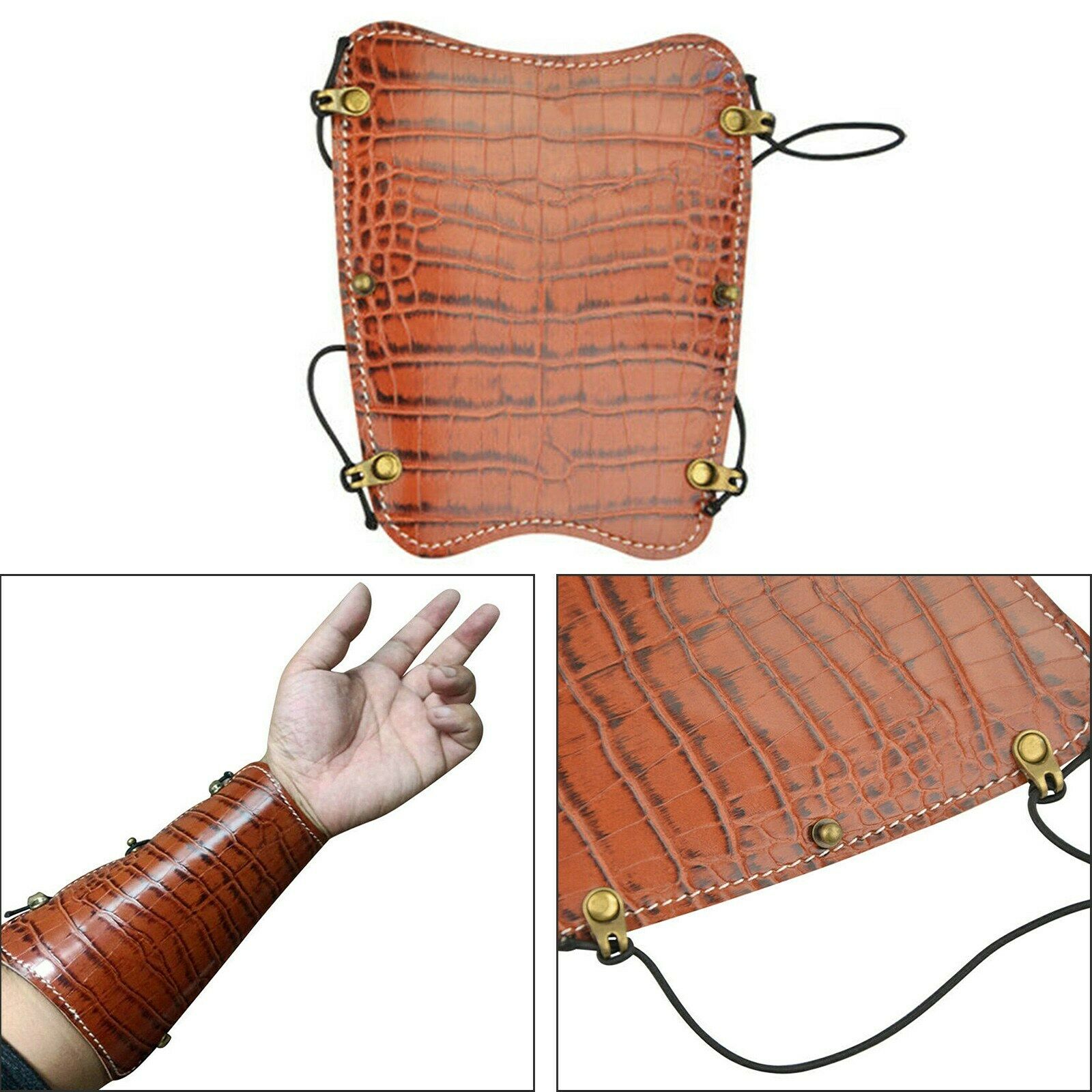 Archery Arm Guard Protector Gear Bracer Forearm Bow Shooting Target BW B5