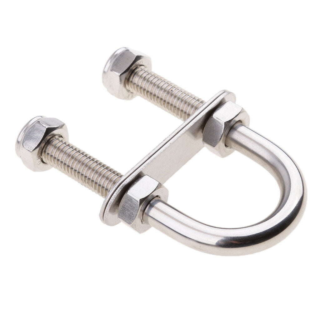 Boat Marine Tool Marine-Grade Stainless Steel U Bolt M10 x 50 x 90 x 43mm