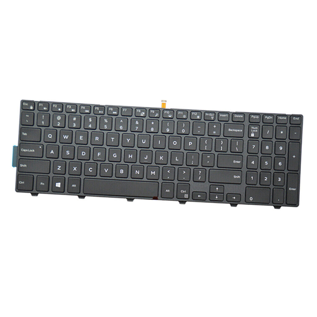 Notebook Keyboard w/ Frame for Inspiron 15-5000 5547 5542 Black US Layout