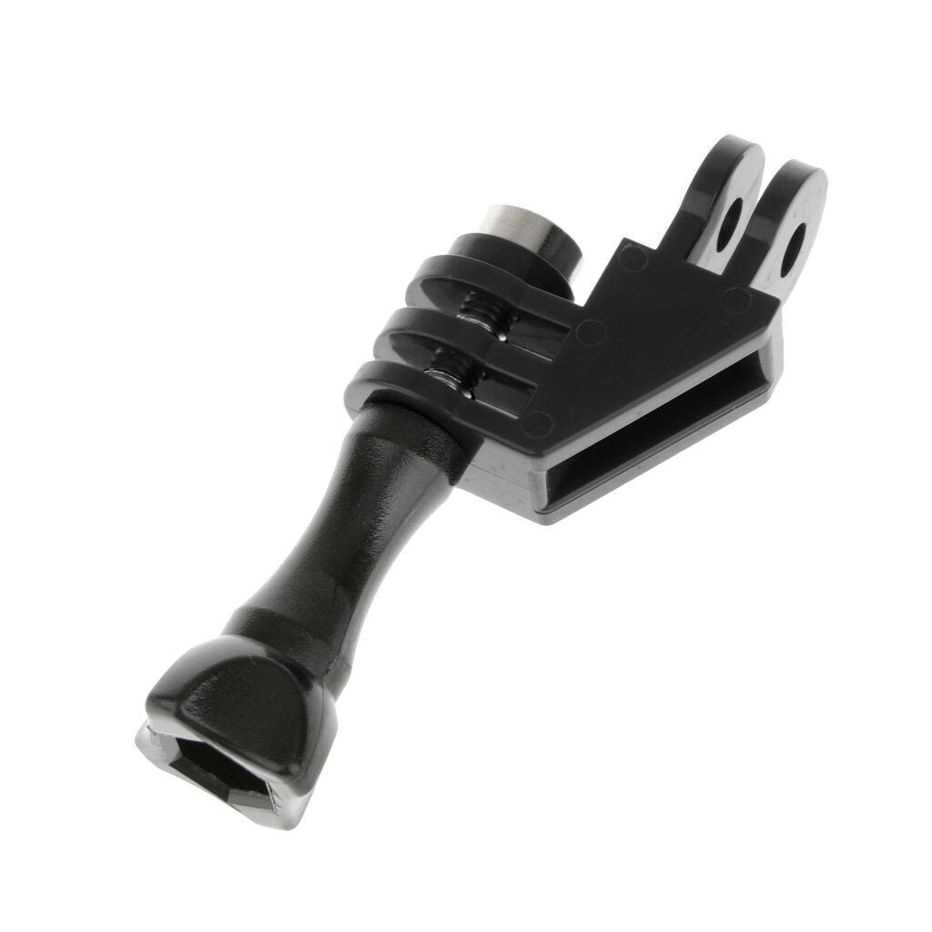 90 Degree Angle Adjustment Arm +Long Screw for   Hero 4/3+ Camera Black