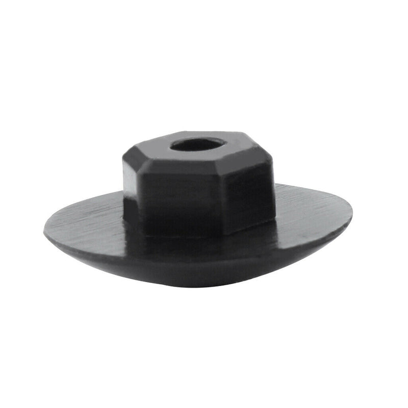 10 Pieces Rubber Dustproof Headset Covers Screw Caps Stem Top Cover Black