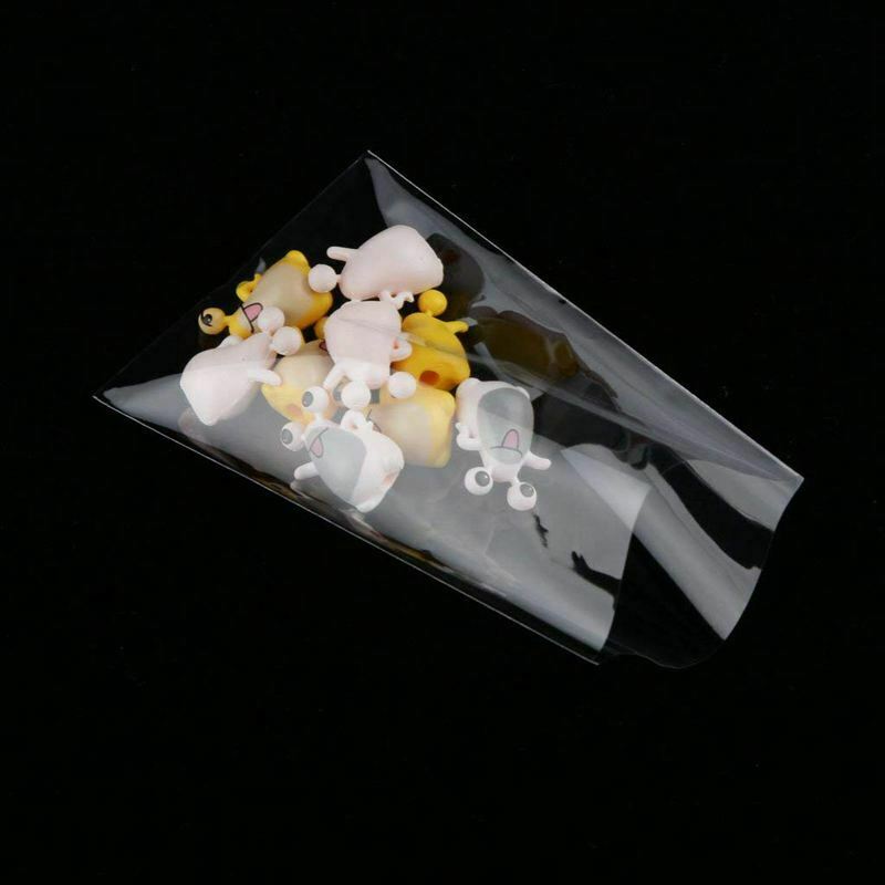 100 x Clear Cellofan Chocolate Lollipop Bag, 6cm x 10cm, Plastic E5H4H4