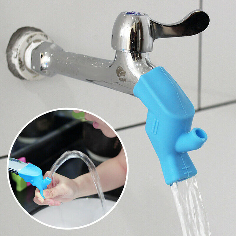 High Elastic Silicone Water Tap Extension Sink Children Washing Device Bathr JD