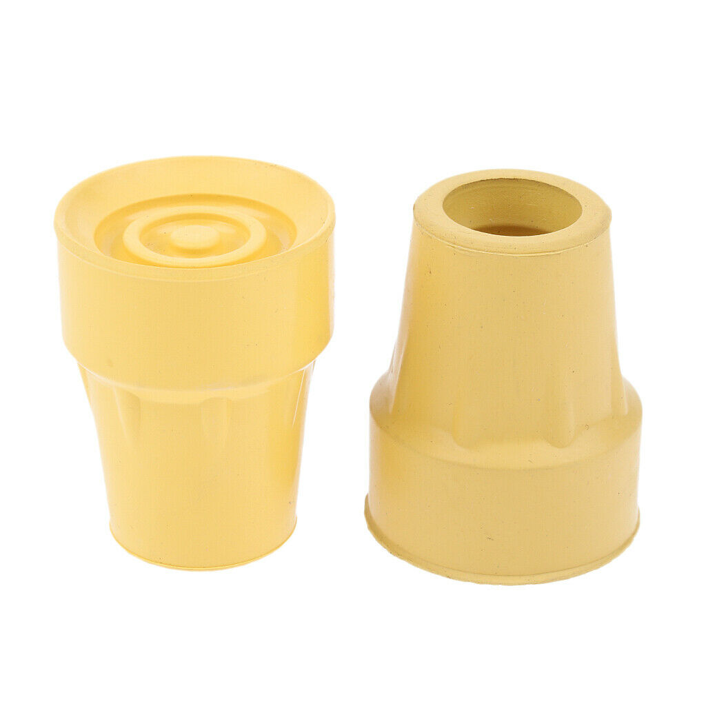 2Pcs Walking Pads Hiking Poles Rubber Buffer Attachments for Trekking And