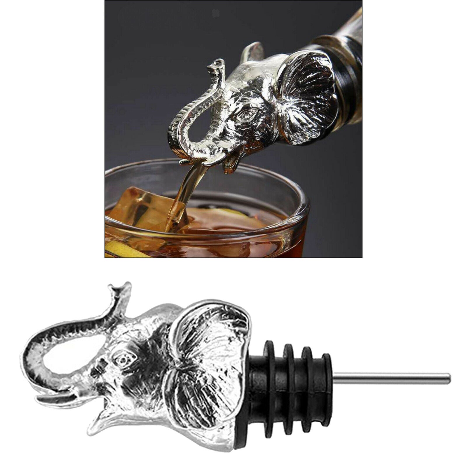 3pcs Metal Wine Bottle Champagne Pourer Stopper Wine Caps Sealers Preservers