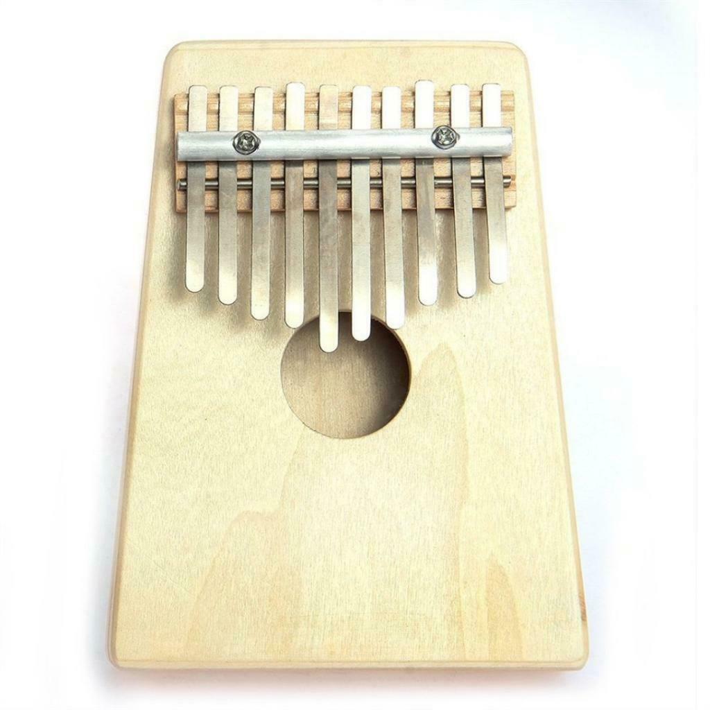 10 Keys Finger Kalimba Mbira African Thumb Piano Percussion Musical Instrument