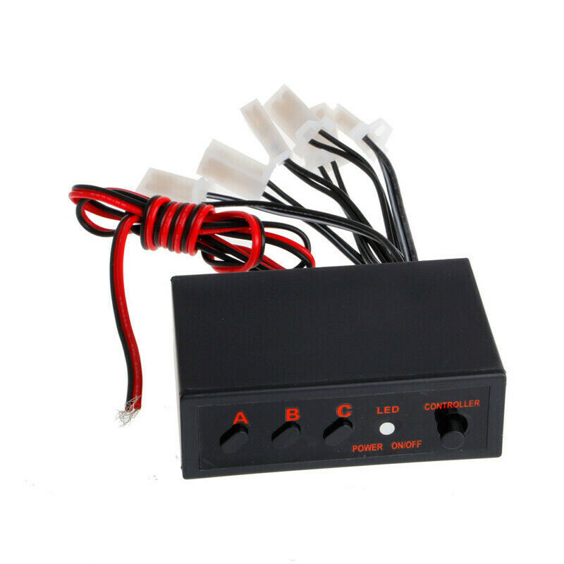 6 Ways LED Car Strobe Flash Light Lamp Emergency Flashing Controller Box .l8