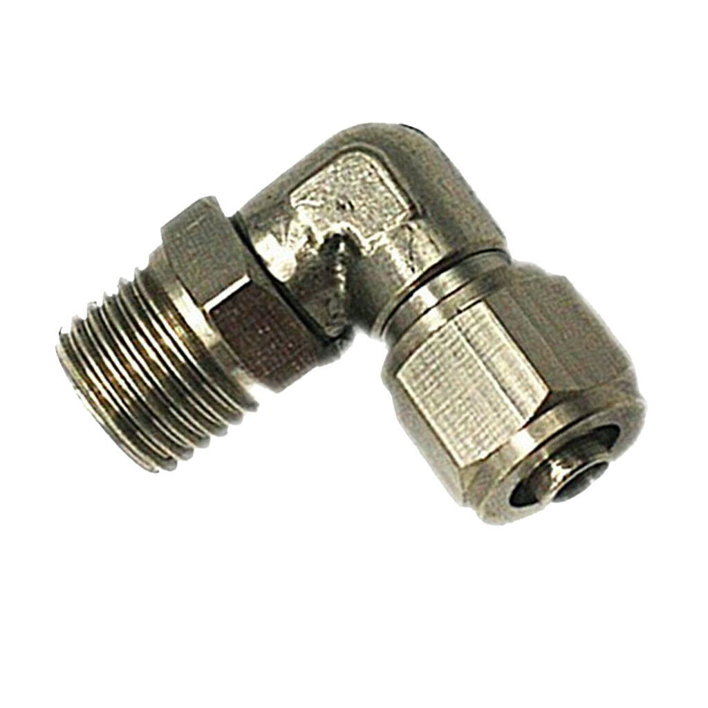 Thread L-shaped Brass Quick Joint Coupler Fitting 12-03