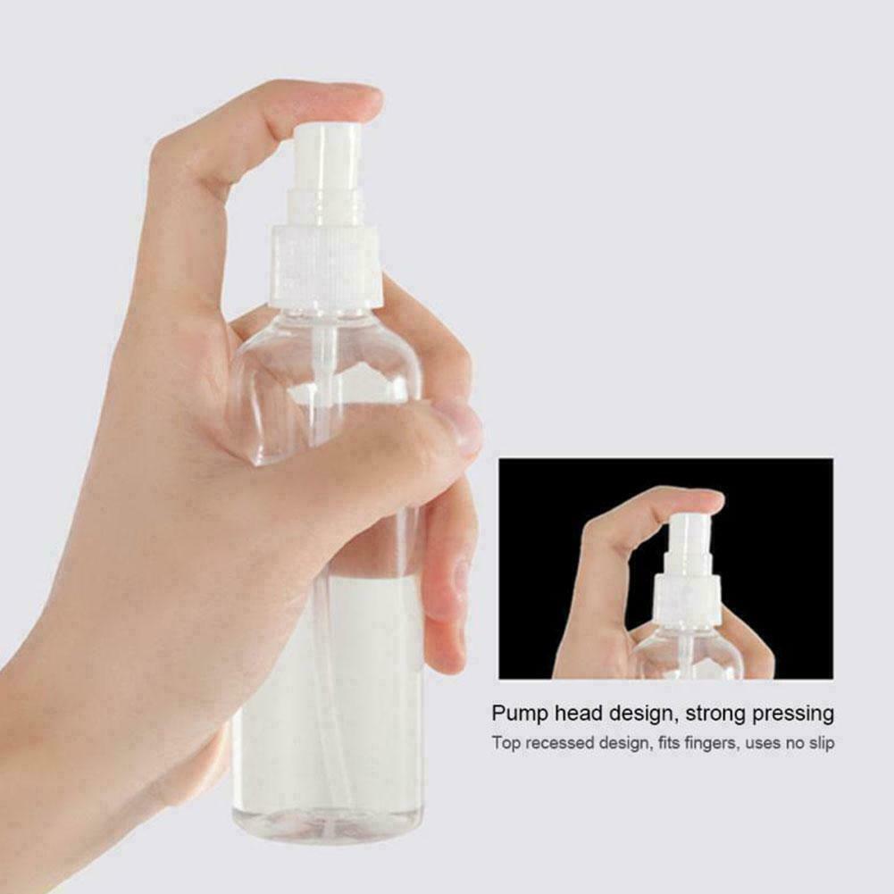 250ml Clear Transparent Plastic Perfume Atomizer Empty Small Bottle Spray new
