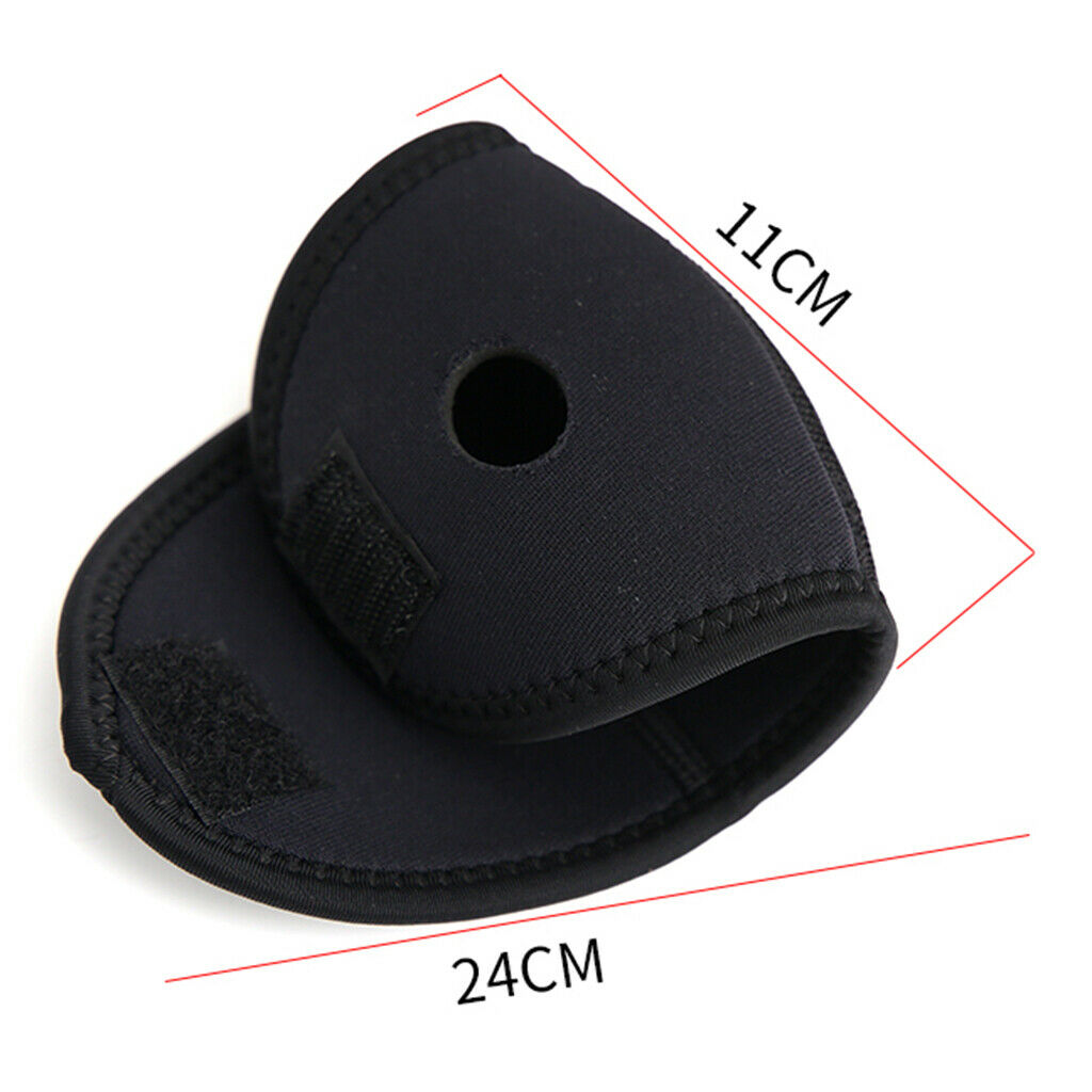 Black Diving Regulator Cover Dive Snorkeling 2nd Second Stage Pressure Wrap