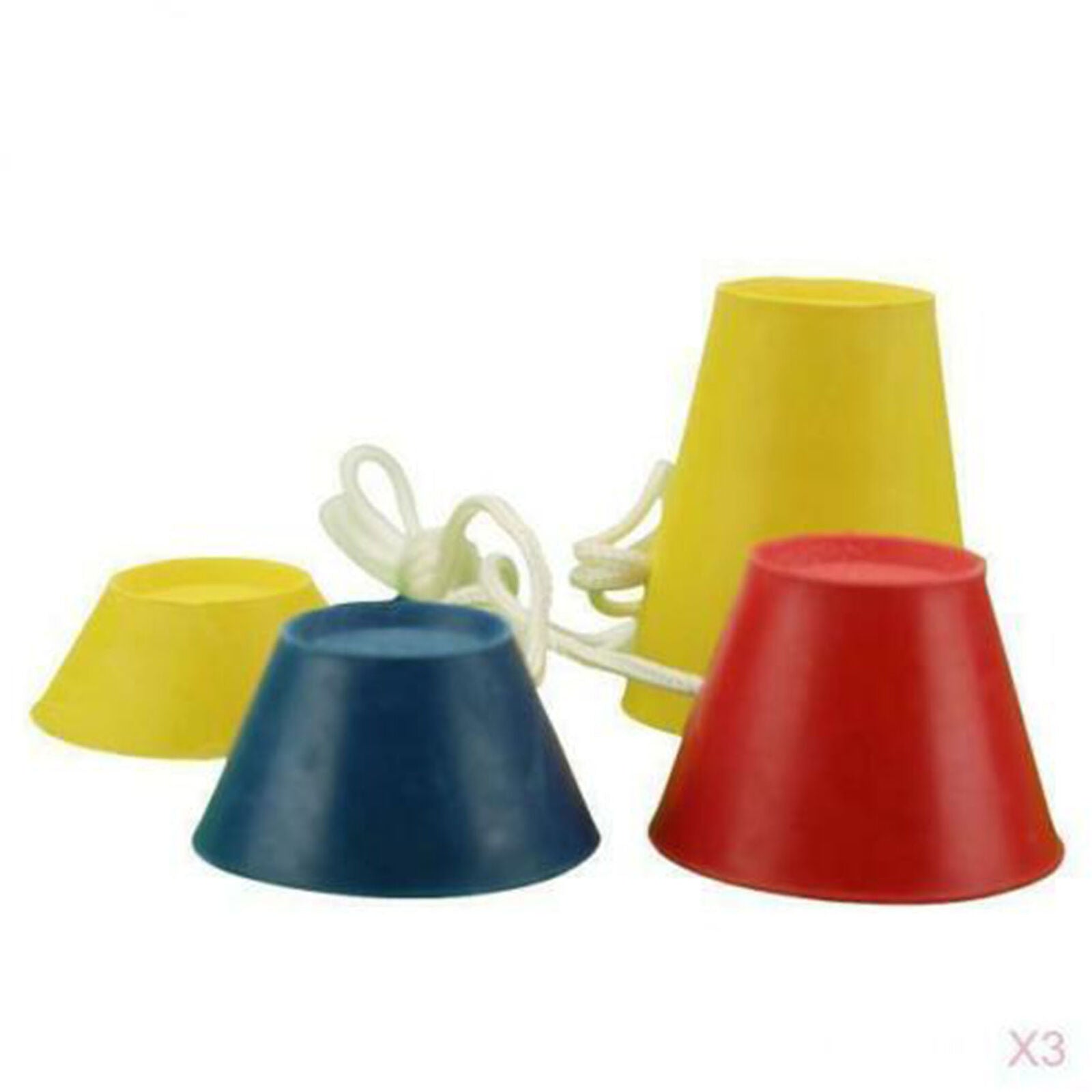 12pcs Rubber Winter Golf Tees Stringed Pyramid Tee Training Aids Equipment