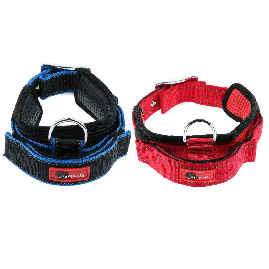 Pet Dog Collar Neck Belt with Adjustable Strap Dog Cat Pet Accessories Red