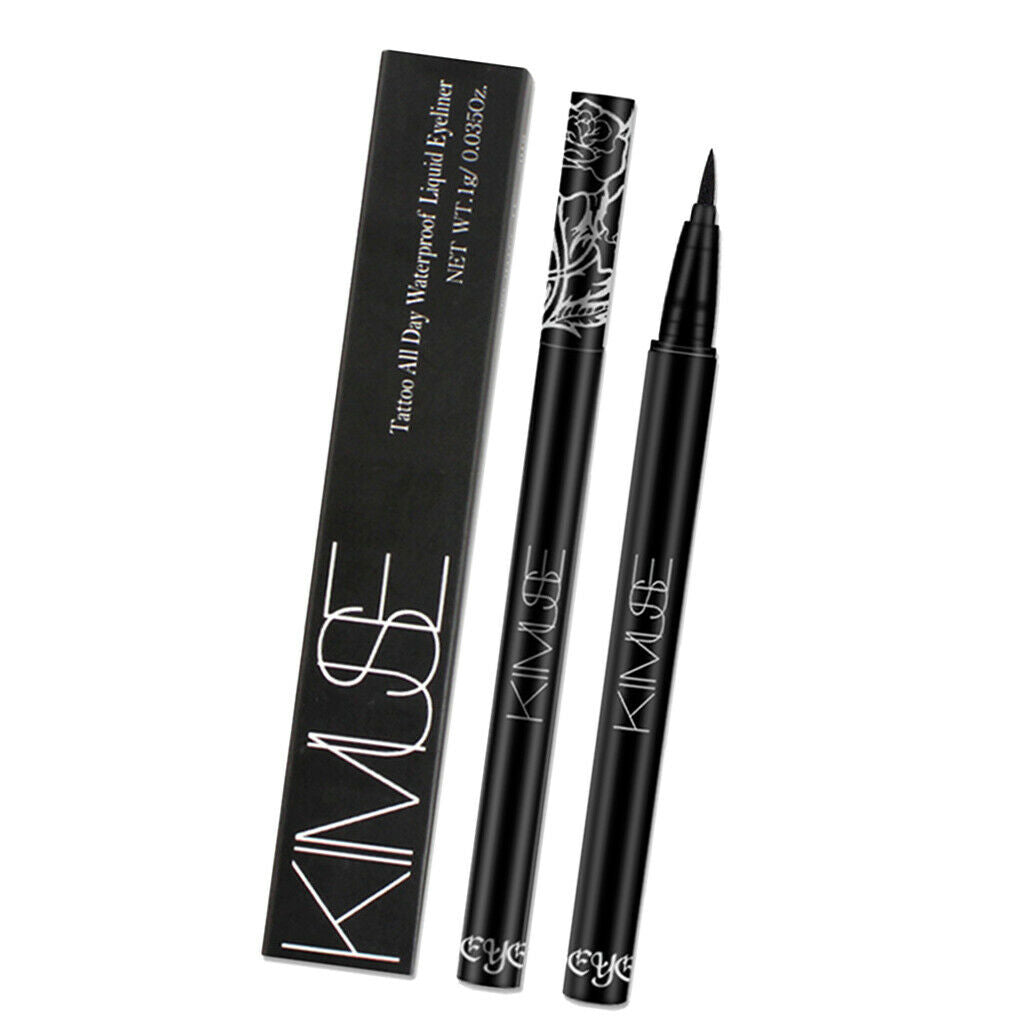 Waterproof Liquid Eyeliner Pen Long Last Makeup Eye Liner Definer Black Thick