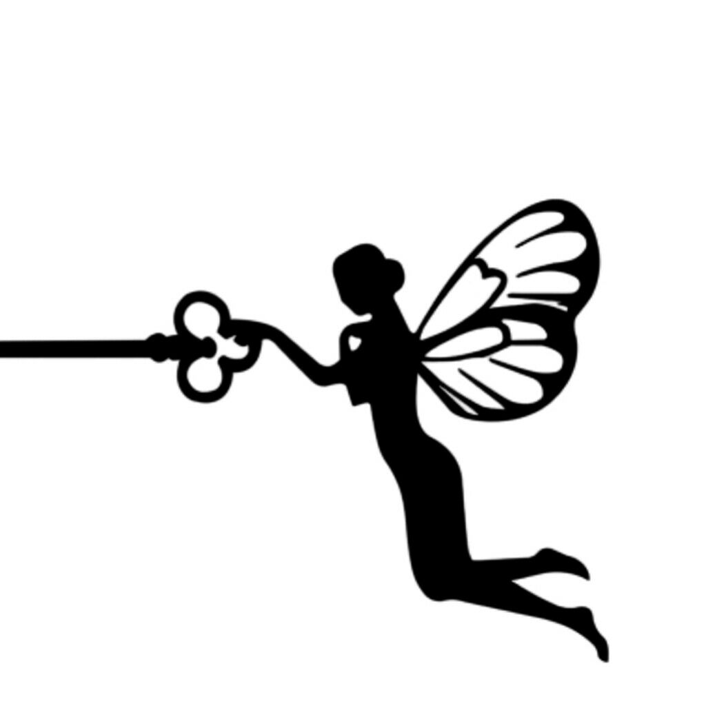 Outdoor Decor Metal Fairy Silhouette for Home Decor Lawn Enterway Tree