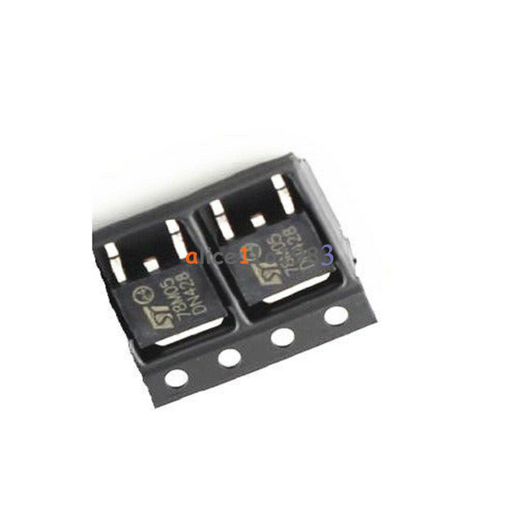100PCS 78M05 L78M05 ST TO-252 SMD Voltage Regulator IC