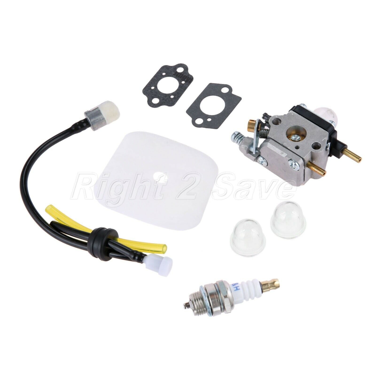 Lawnmower Carburetor Carb Parts Kit For Mantis Tiller 7222 7225 7230 7234 7924