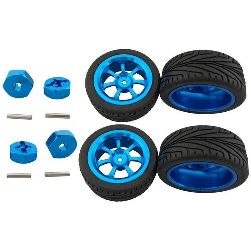 RC Wheel Tires with Hex Nut for 1/18 Wltoys A959-B A979-B A959 A969 A949 A979 U6