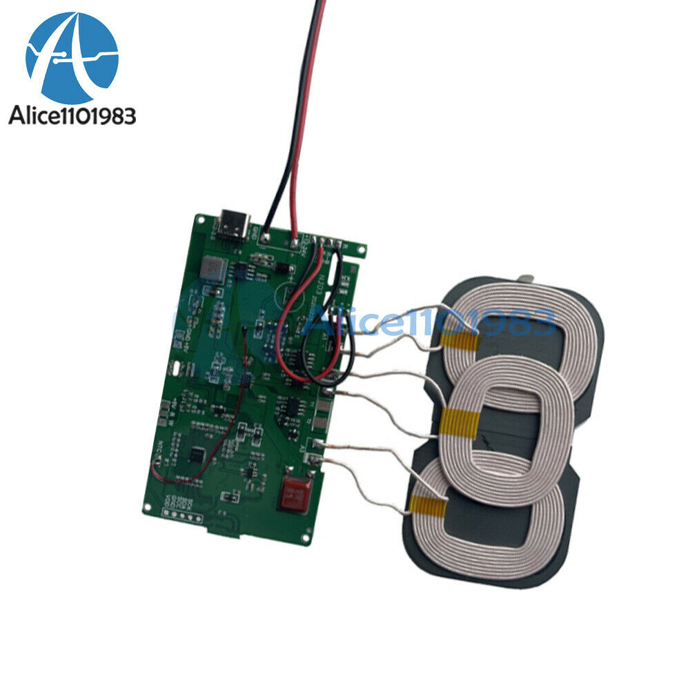 DC10V-24V 20W/15W/10W/7.5W/5W Automatic Recognition Fast Wireless Charger Module