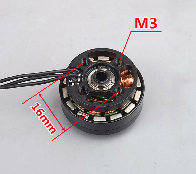 DC 12V Micro PTZ motor drone mobile phone camera outer rotor double ball bearing