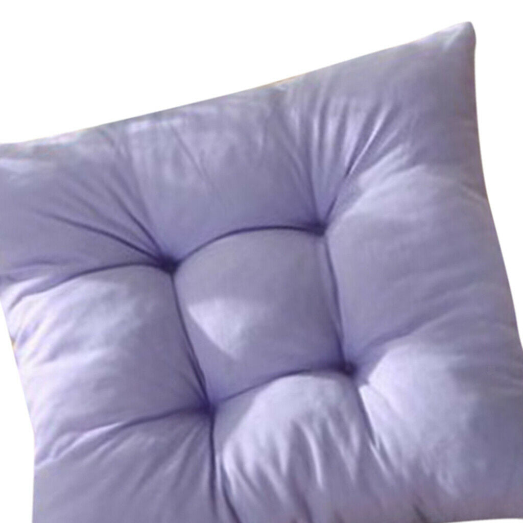 Square Chair Cushion Cushion Pillow for Home Office 40x40cm Light Purple