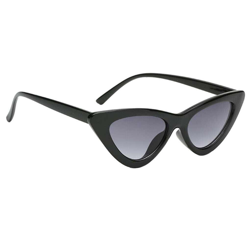 2Pcs Girls Female Cateye Triangle Frame Sunglasses New UV400