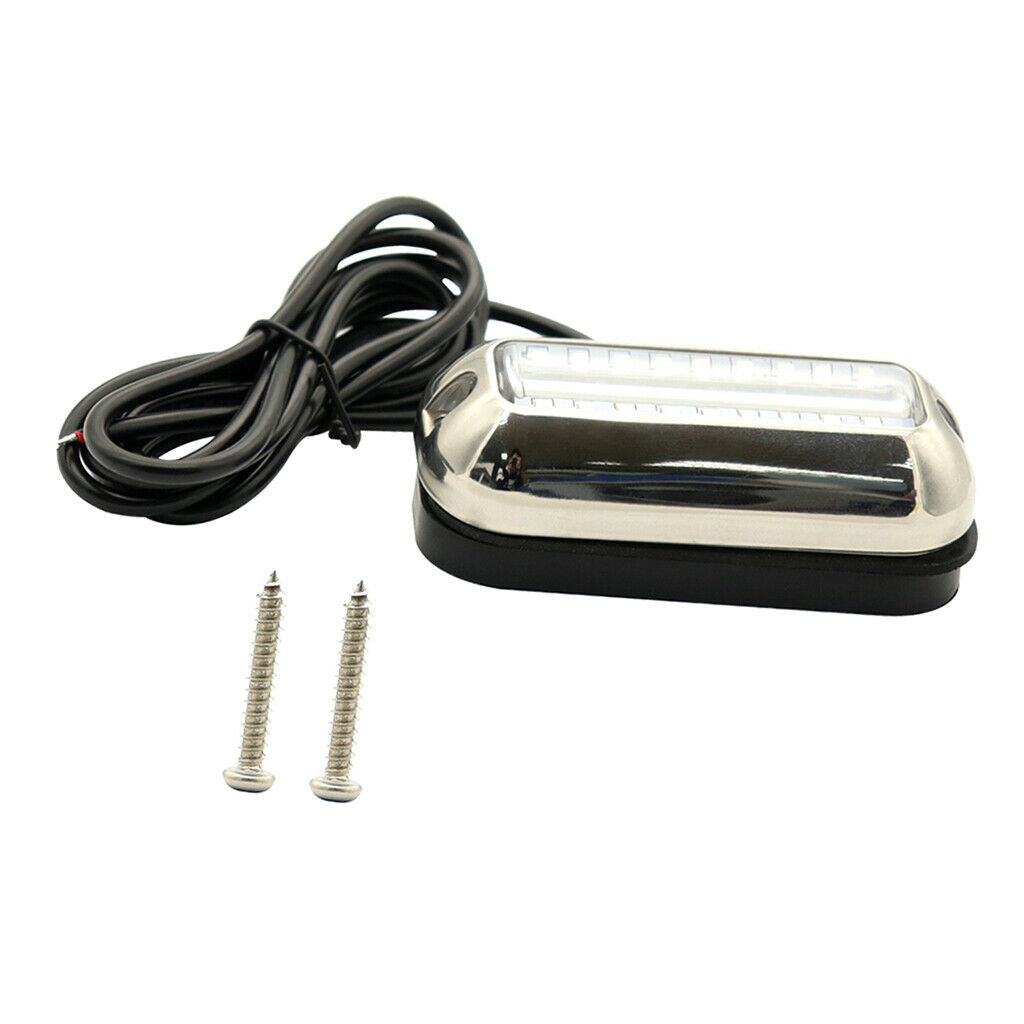 Underwater Boat LED Light 27 Leds Boat Waterproof Transom Lamp DC10-30V IP68
