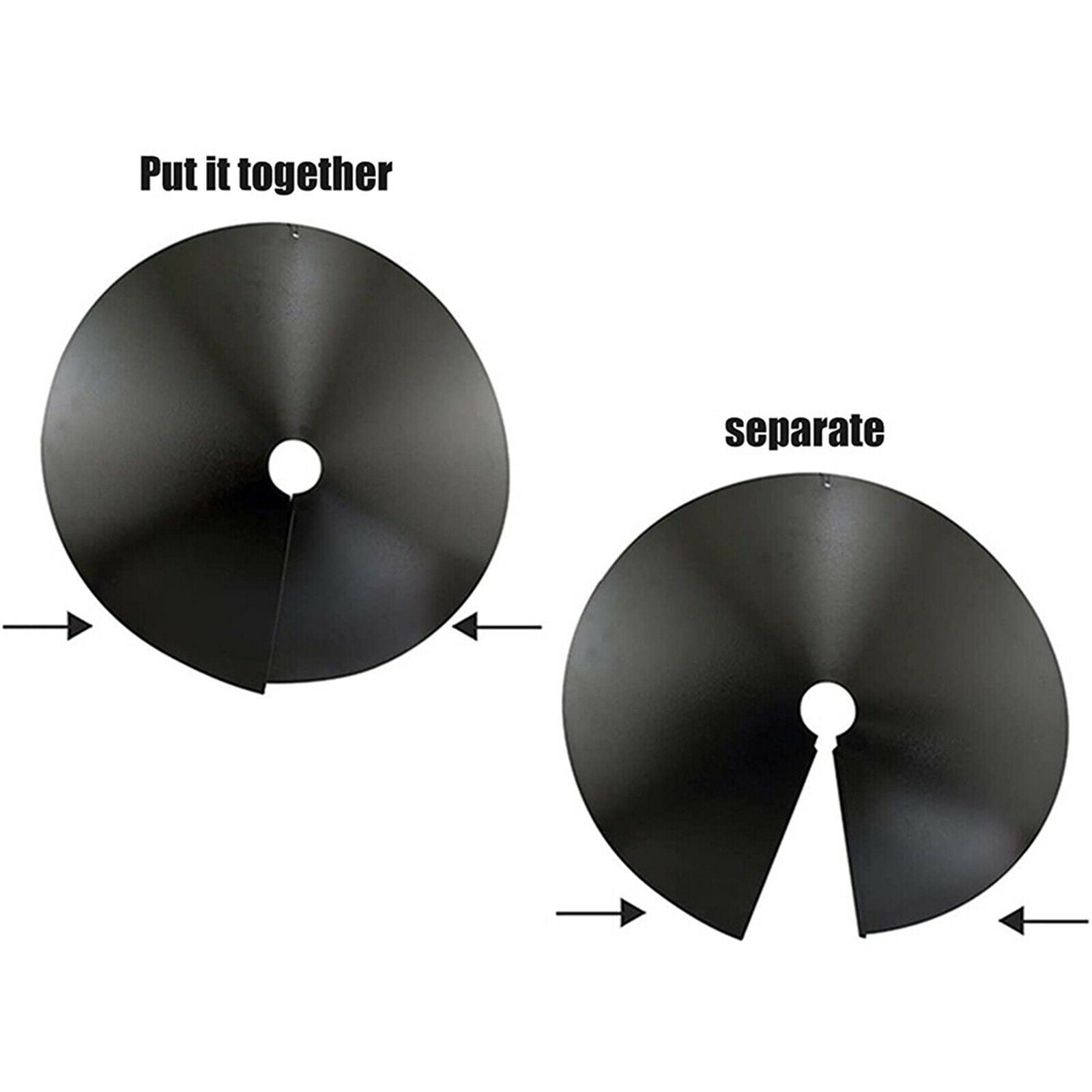 2X Wrap Around Squirrel Raccoon Baffle Wrap Protect Hanging Bird Feeders Poles