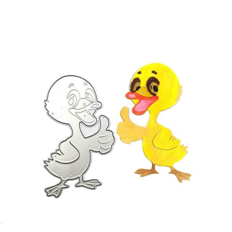 Cute Cartoon Duck Carbon Steel Cutting Dies DIY Scrapbooking Photo Album Paper