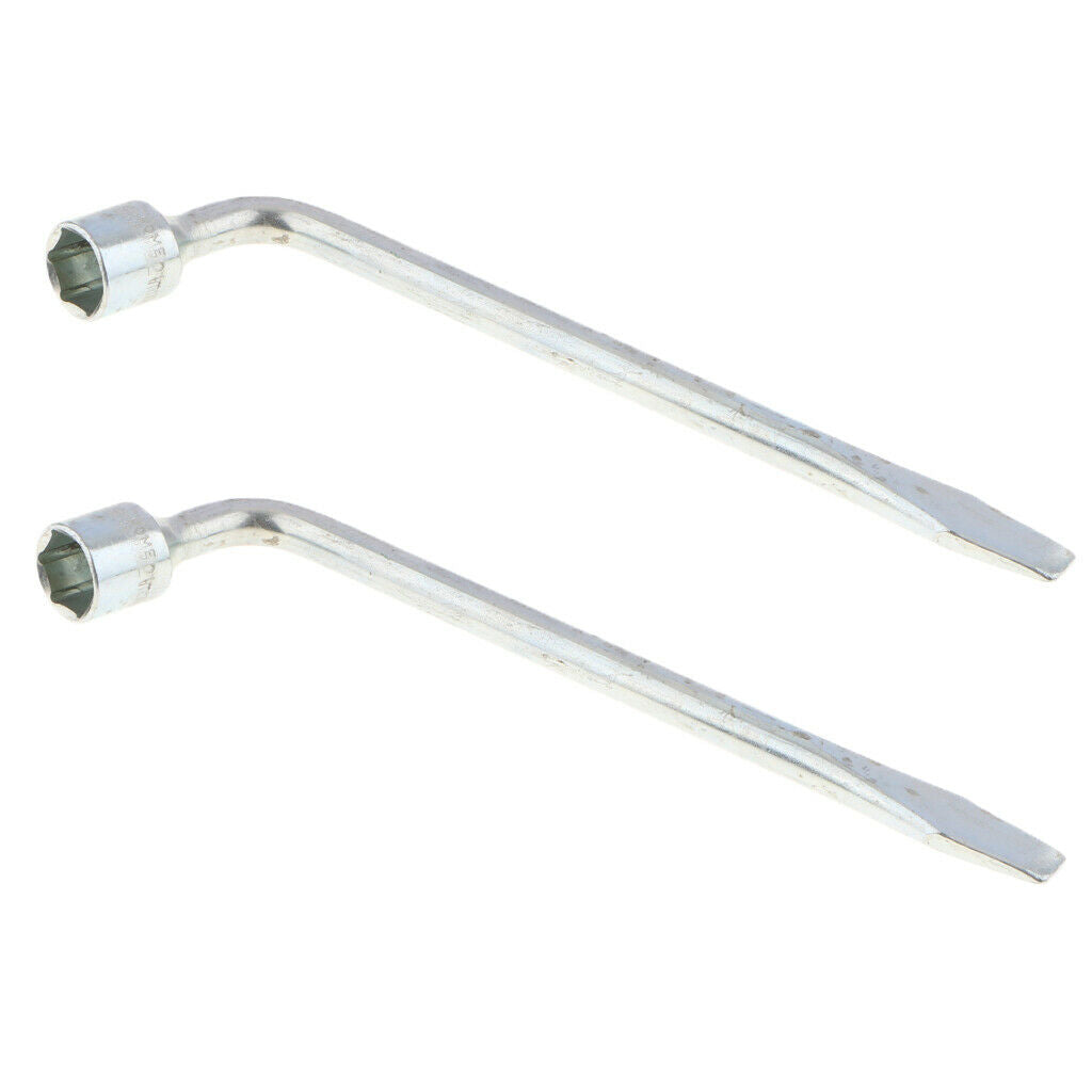 2x 21mm Wheel Lug Nut Wrench Car Truck Brace Tire Hex Key Socket Spanner
