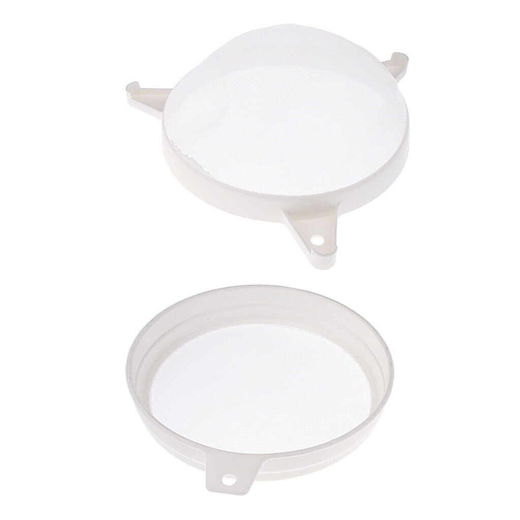 Double Layer Honey Strainer Filter Net Screen Apiary Sieve Beekeeping Tool