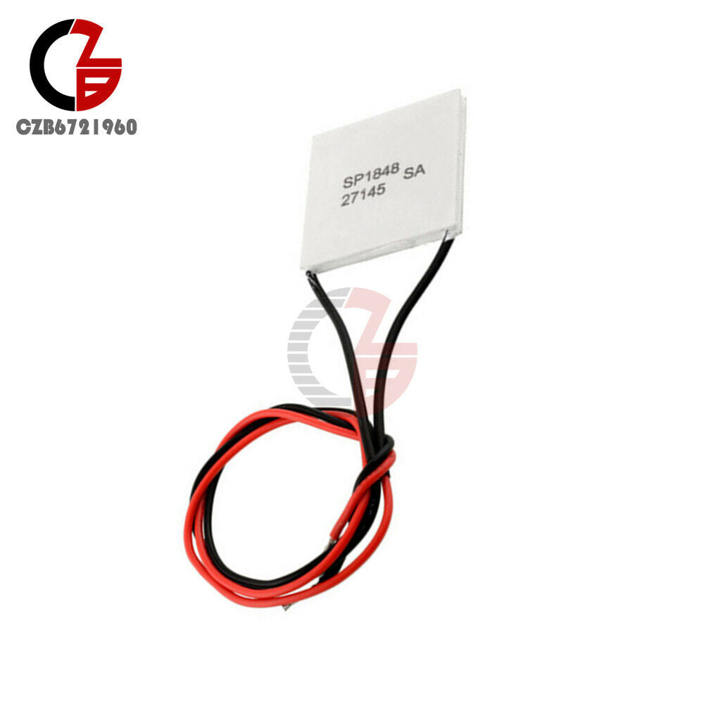 2PCS TEC SP1848-27145 TEC1 Thermoelectric Heatsink Cooler Peltier Plate Module