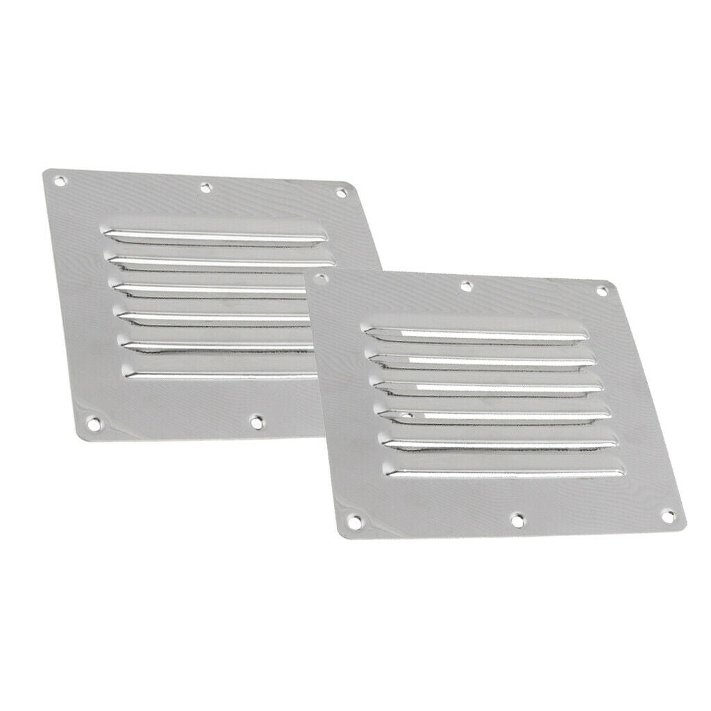 Stainless Steel Ventilation Grille Exhaust Grill For Boat Car / 127 Mm X 114 Mm
