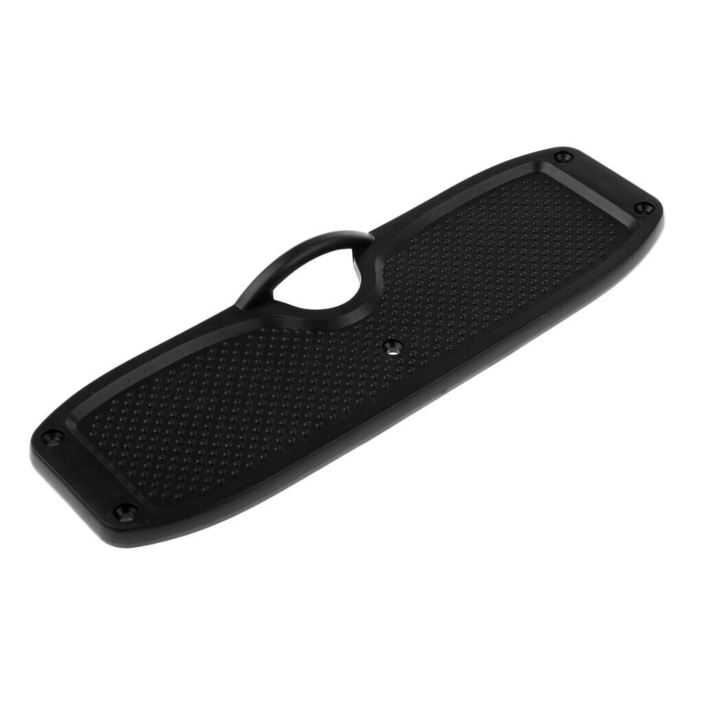 Black Lightweight Transom Plate for Inflatable Boat Rubber Dingy Yacht Fishing