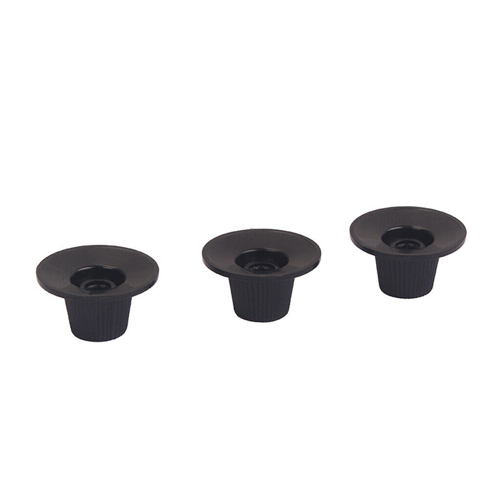 Electric/Classical/Acoustic Guitar Bass Amplifier Knobs   1V 2T Black