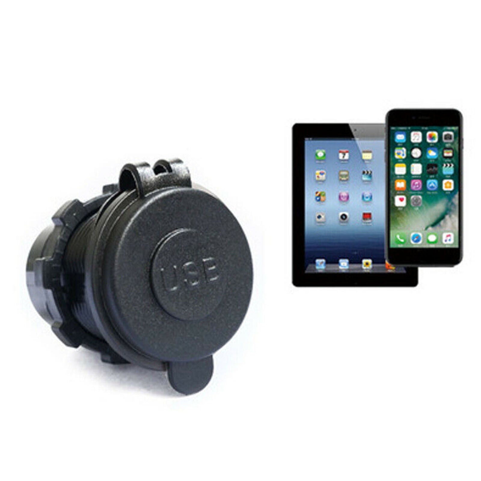 Car Socket USB Charger Socket lighter for 12V/ 24V Motorcycle Vehicles