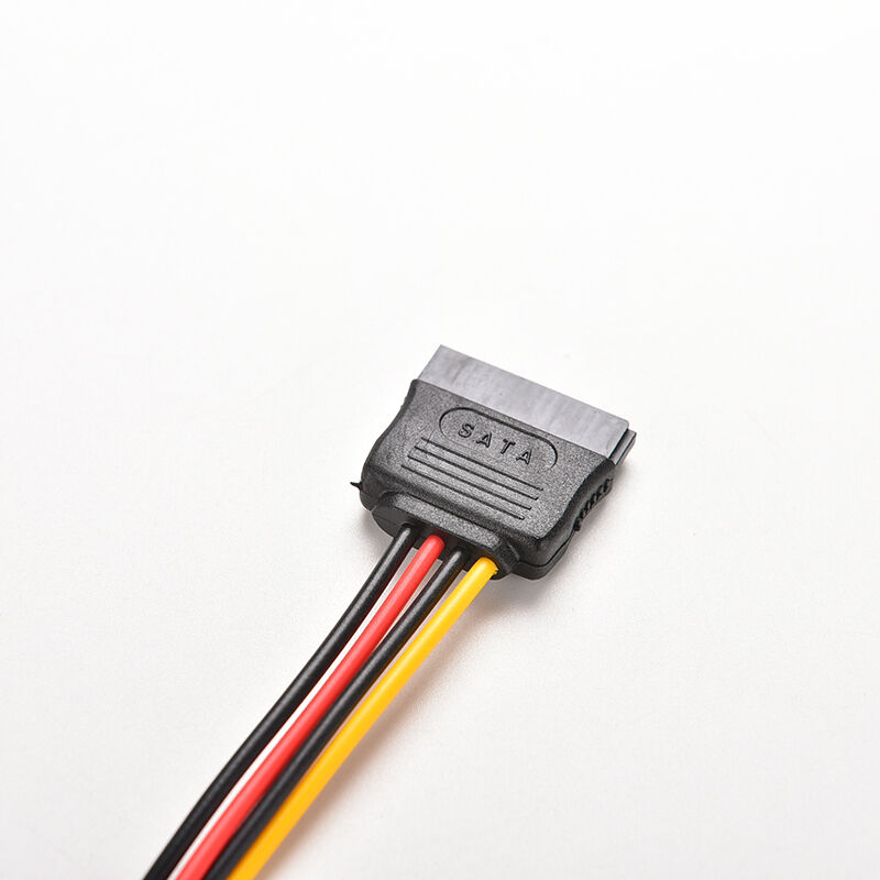 8 Inches Male to Female 15 Pin 15P SATA Power Extension Cable Great Pip US