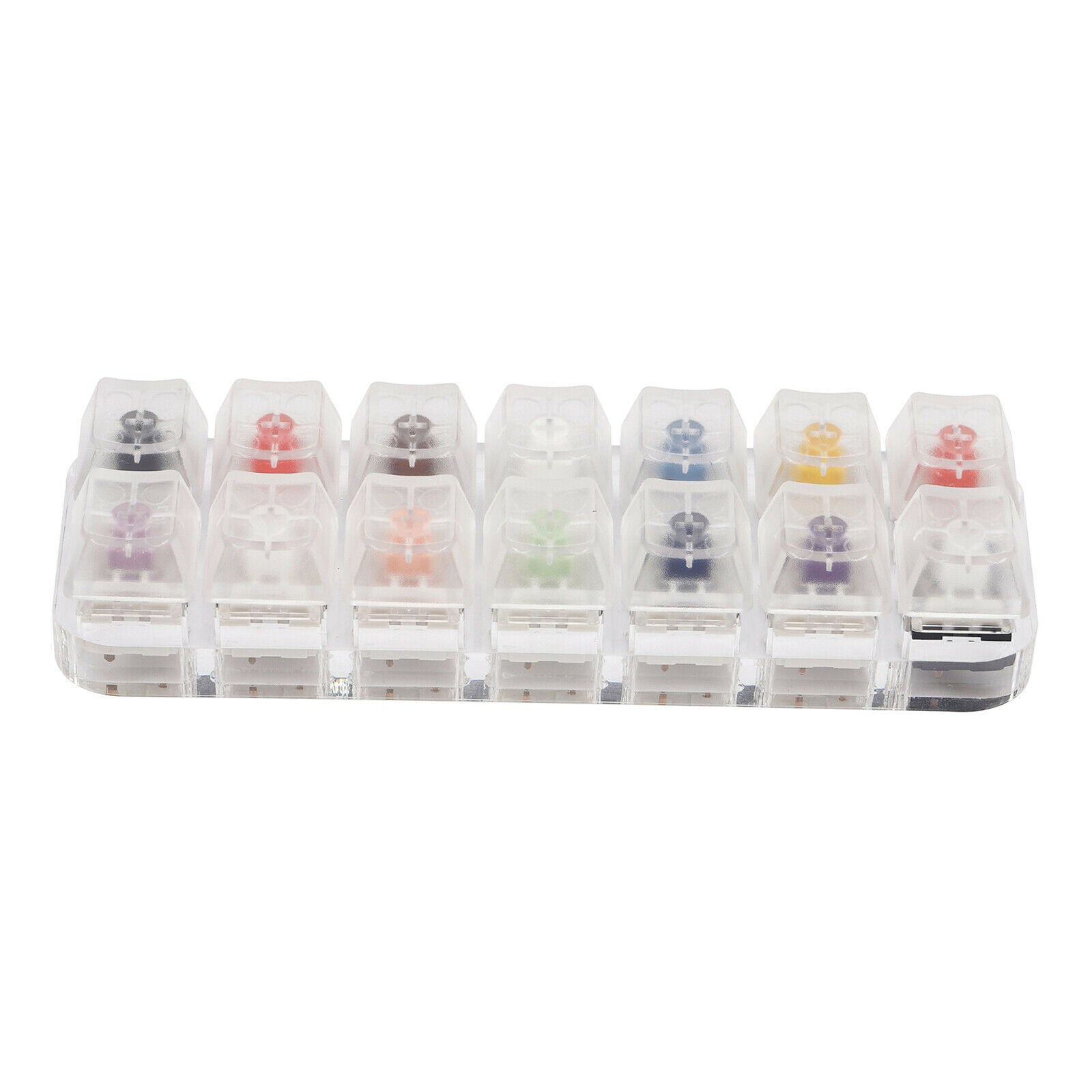 14Keys Translucent Keycaps Mechanical Keyboard Switch Tester Testing Tool