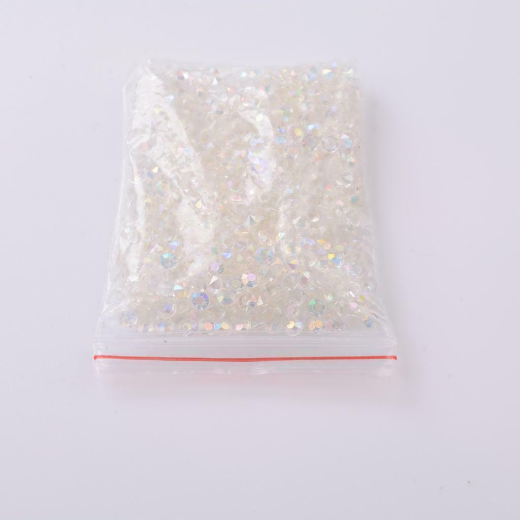 20000Pack Clear Crystals Gems Party Table Decor DIY Nail Phone Case Crafts