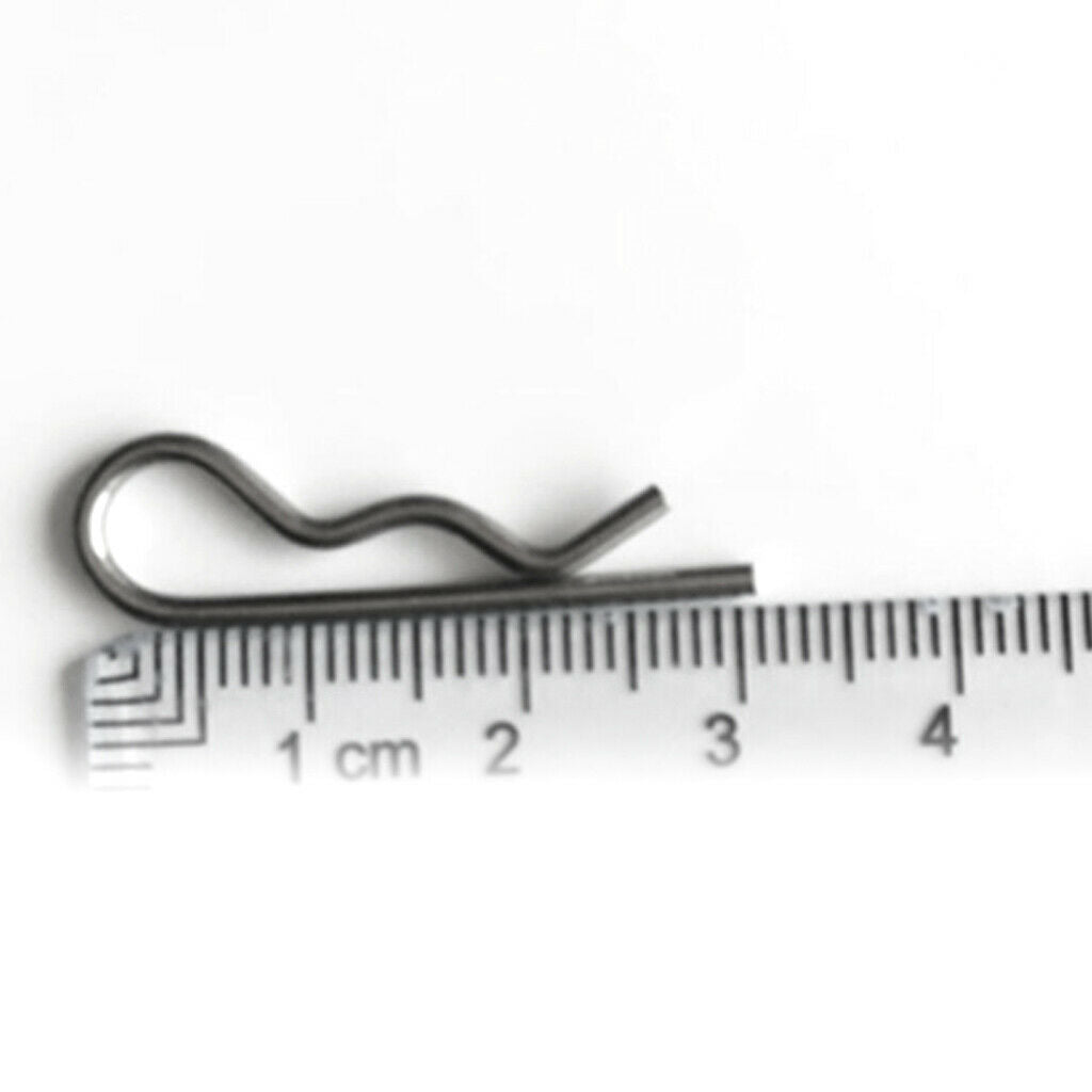 20pcs R Clip Shaft Retaining Clip Steel Heavy Duty Retaining Clip