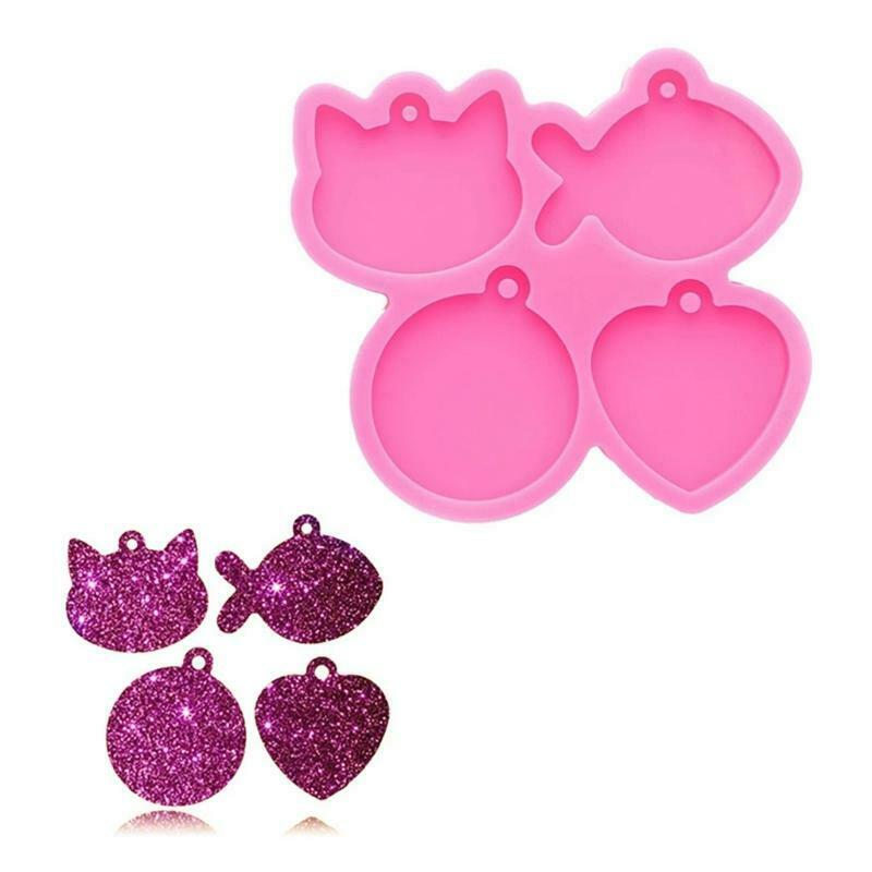 Love Pet Tag Keychain Mould Crystal Epoxy Creative Silicone Mould Love Gift