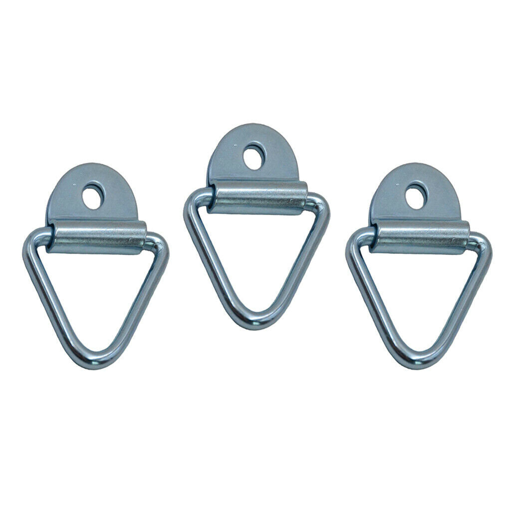 3Pcs Lashing  Tie Down Anchor D  Style Mounting  For Trailers Cargo