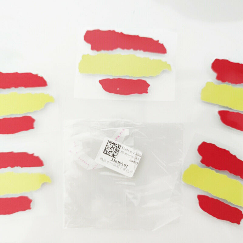 Spain Flag Stickers Waterproof Reflective Graphics Decals for Car MotorcycleBDA