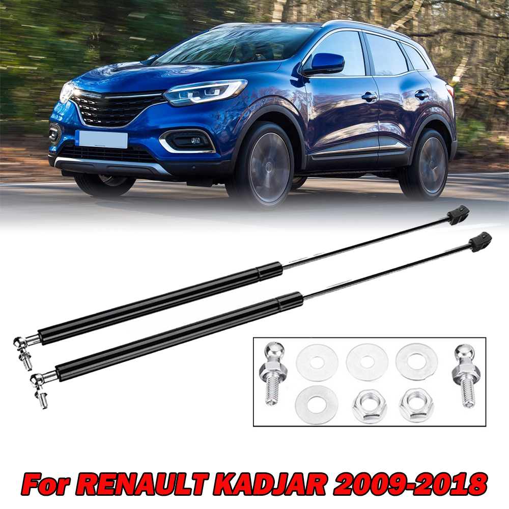 2X Front Hood Lift Support Strut Shocks Gas Springs For Renault Kadjar 2009-2018