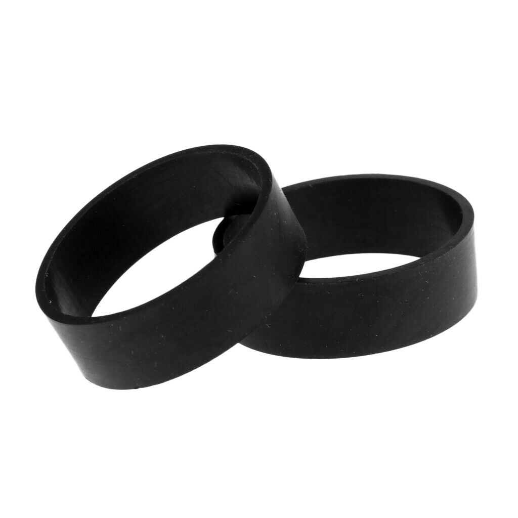 1 Pair Durable Elastic Black Rubber Loop for Technical Scuba Diving BCD