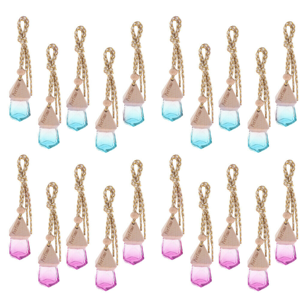 20x 6ML Perfume Bottle Home Essential Oil Diffuser Bottles Vials Decor
